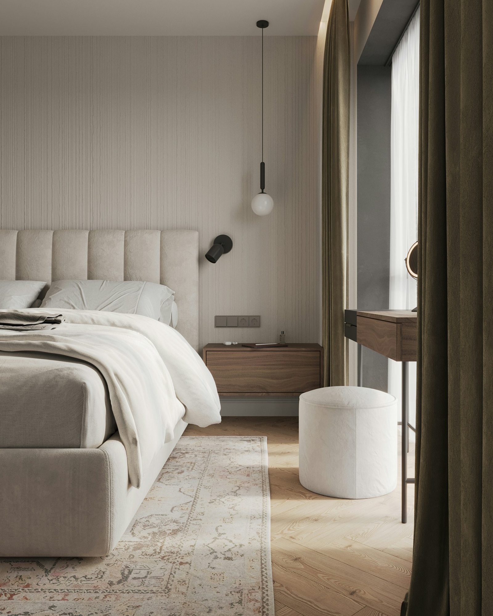 The bedroom