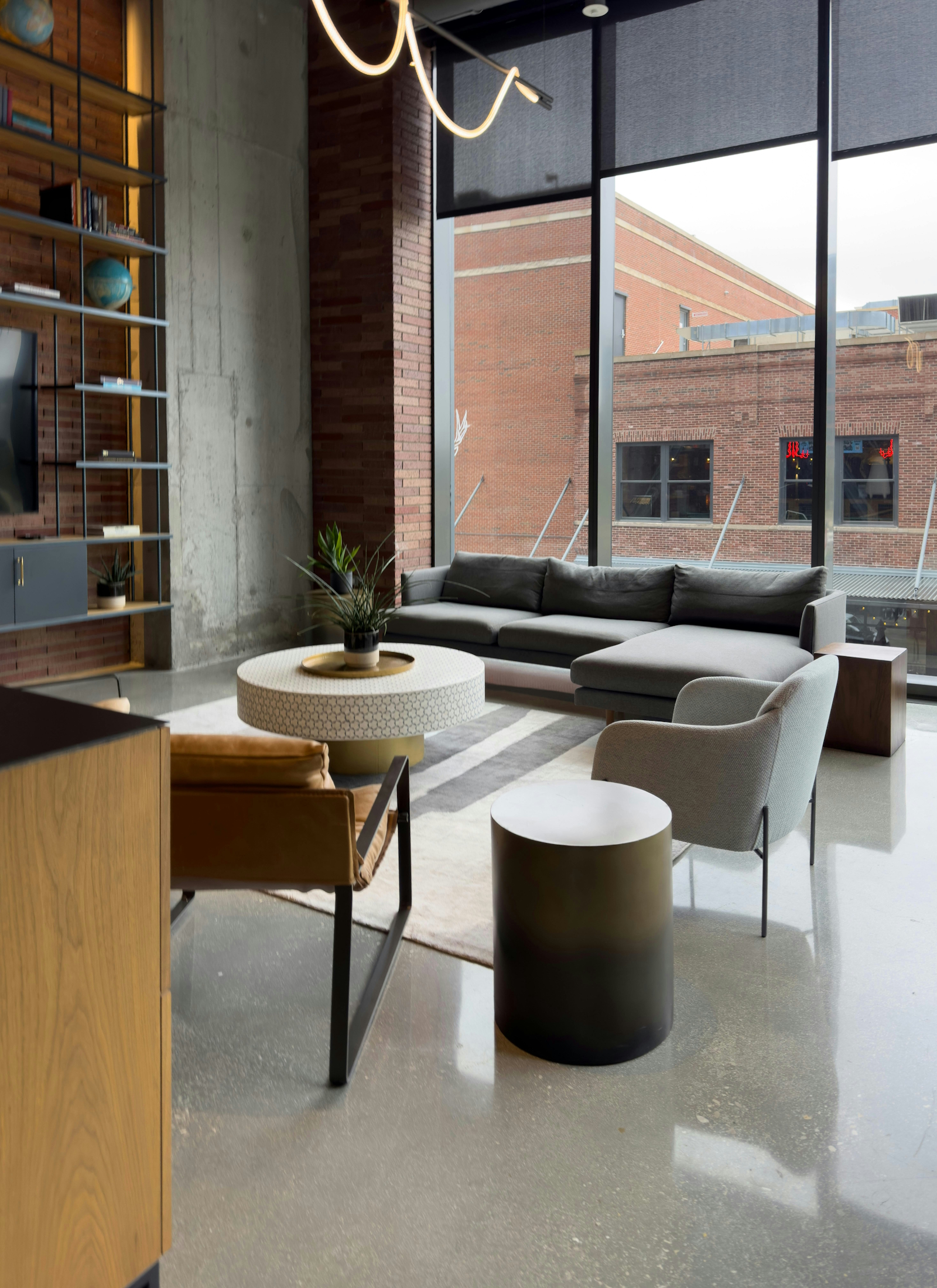 The living area of the apartment